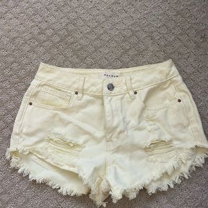 Yellow PacSun Shorts